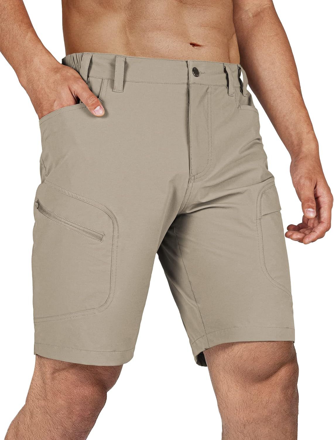 Men's multi-pocket shorts cross-border Amazon 2024 hot-selling new light and breathable casual tooling pocket pants