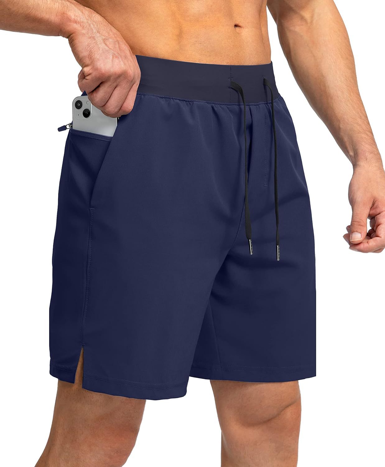 Men's summer quick-drying breathable five-point pants cross-border European and American new loose casual outdoor running training fitness pants