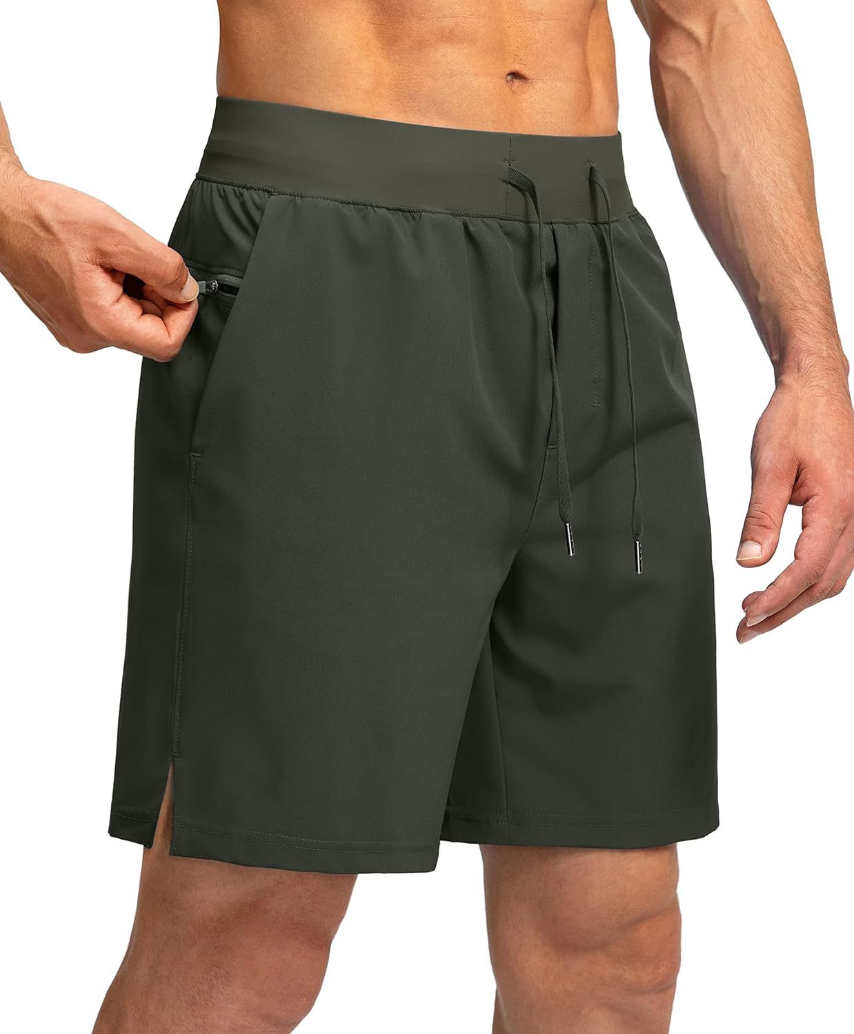 Men's summer quick-drying breathable five-point pants cross-border European and American new loose casual outdoor running training fitness pants