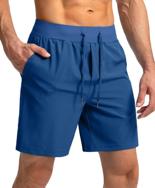 Men's summer quick-drying breathable five-point pants cross-border European and American new loose casual outdoor running training fitness pants