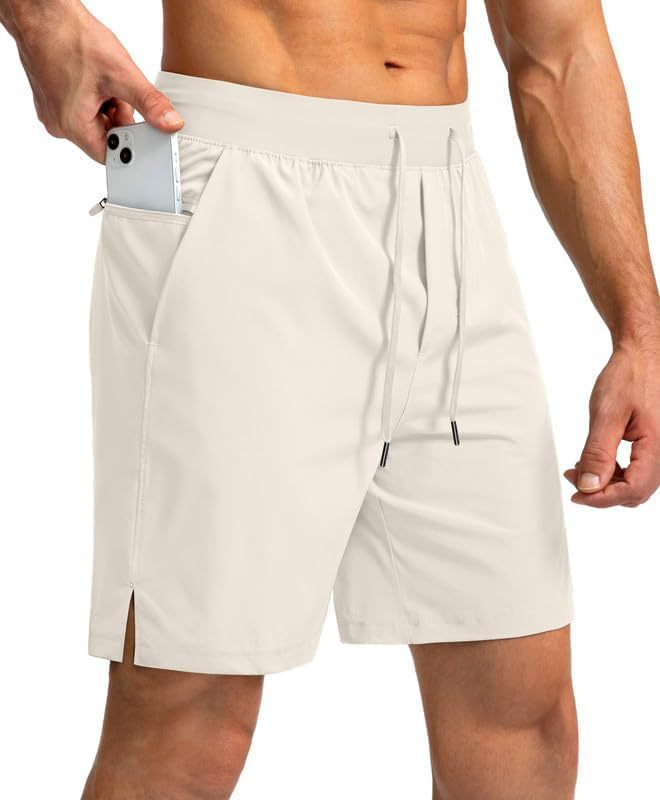 Men's summer quick-drying breathable five-point pants cross-border European and American new loose casual outdoor running training fitness pants