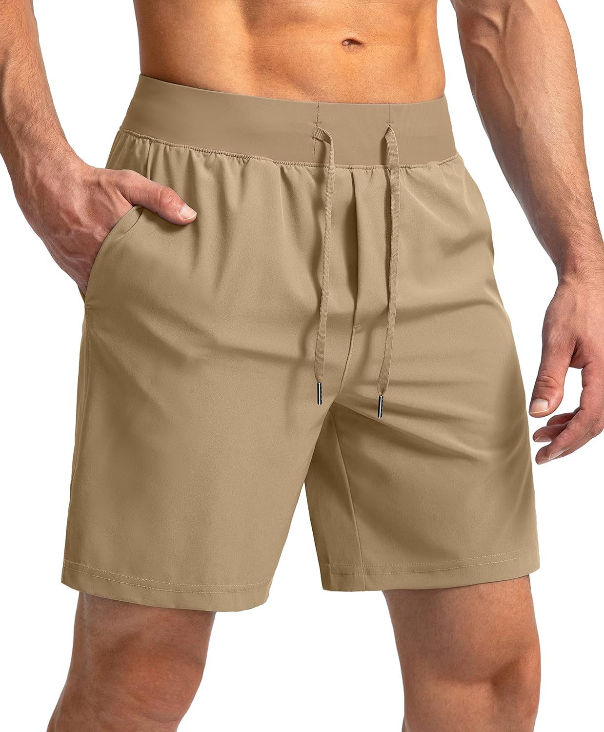 Men's summer quick-drying breathable five-point pants cross-border European and American new loose casual outdoor running training fitness pants