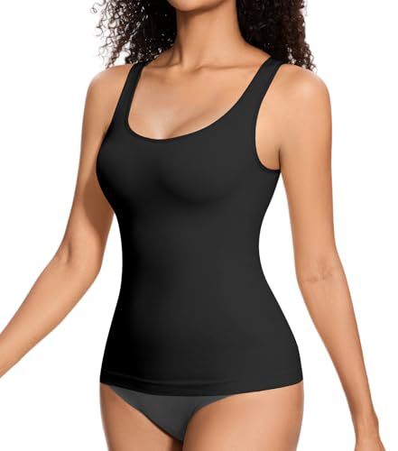 Hot-selling women's long low-cut seamless waist and tummy-controlling camisole top