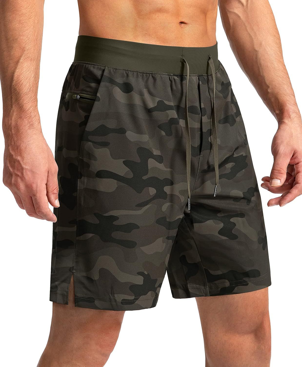 Men's summer quick-drying breathable five-point pants cross-border European and American new loose casual outdoor running training fitness pants