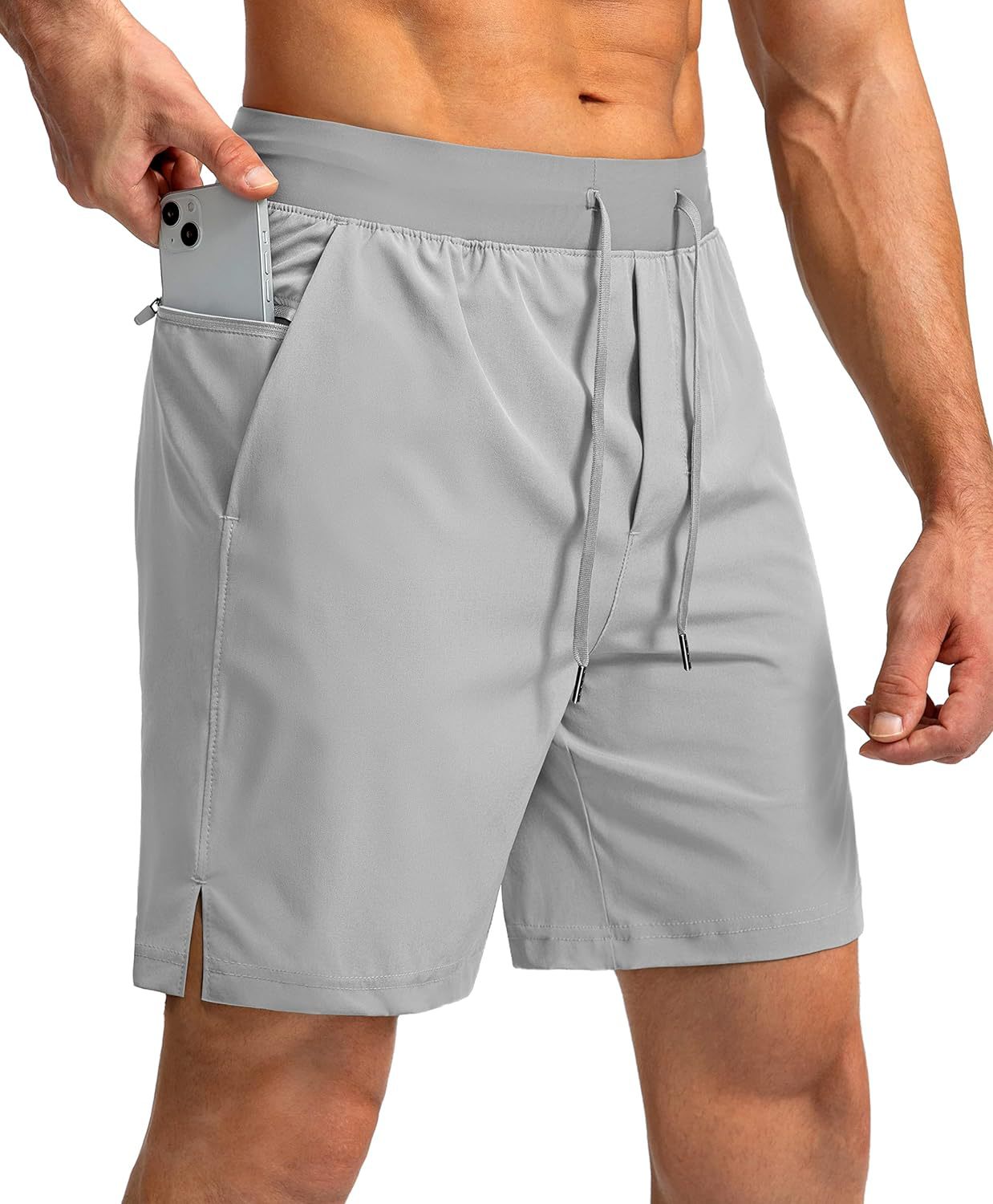 Men's summer quick-drying breathable five-point pants cross-border European and American new loose casual outdoor running training fitness pants