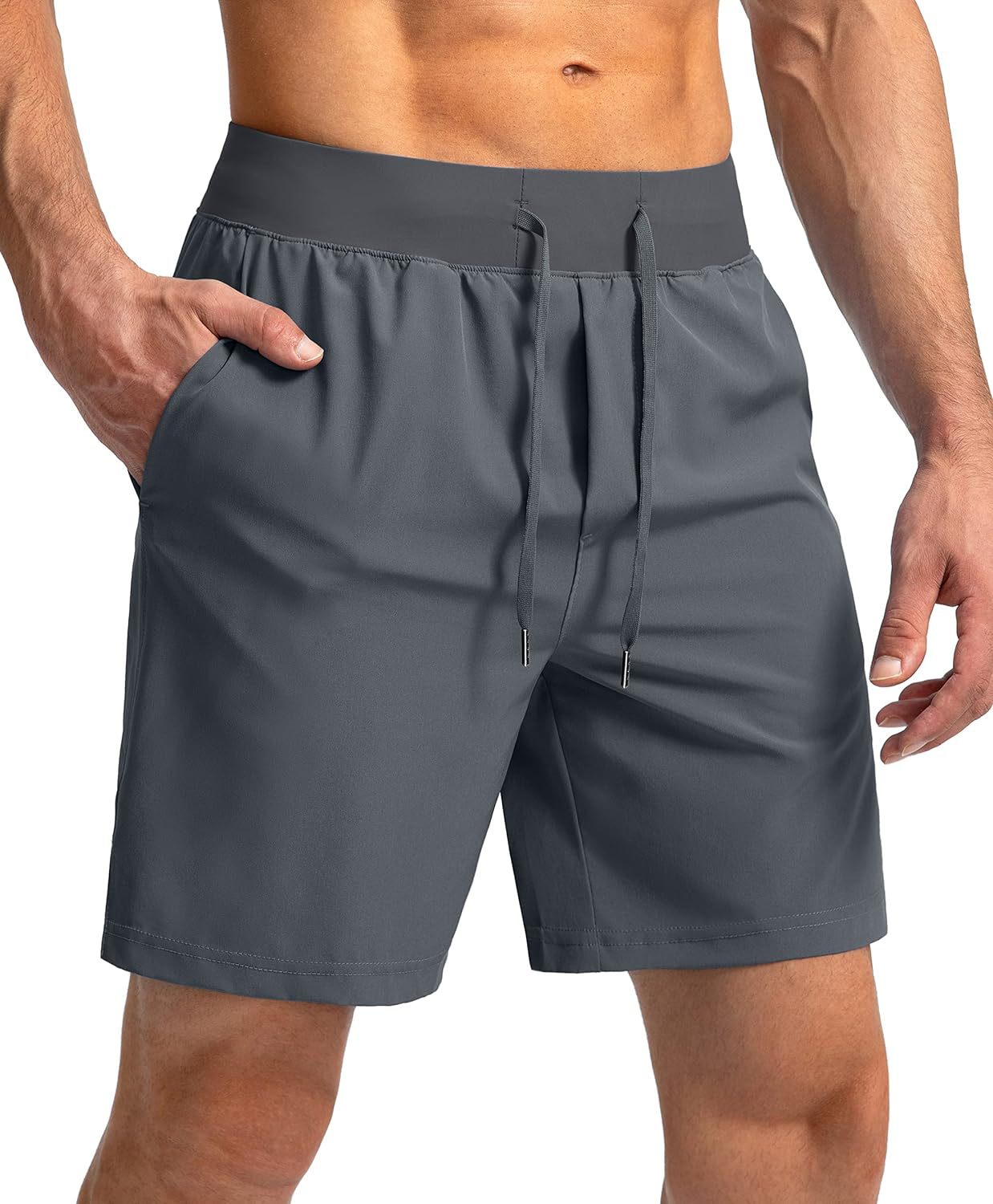 Men's summer quick-drying breathable five-point pants cross-border European and American new loose casual outdoor running training fitness pants