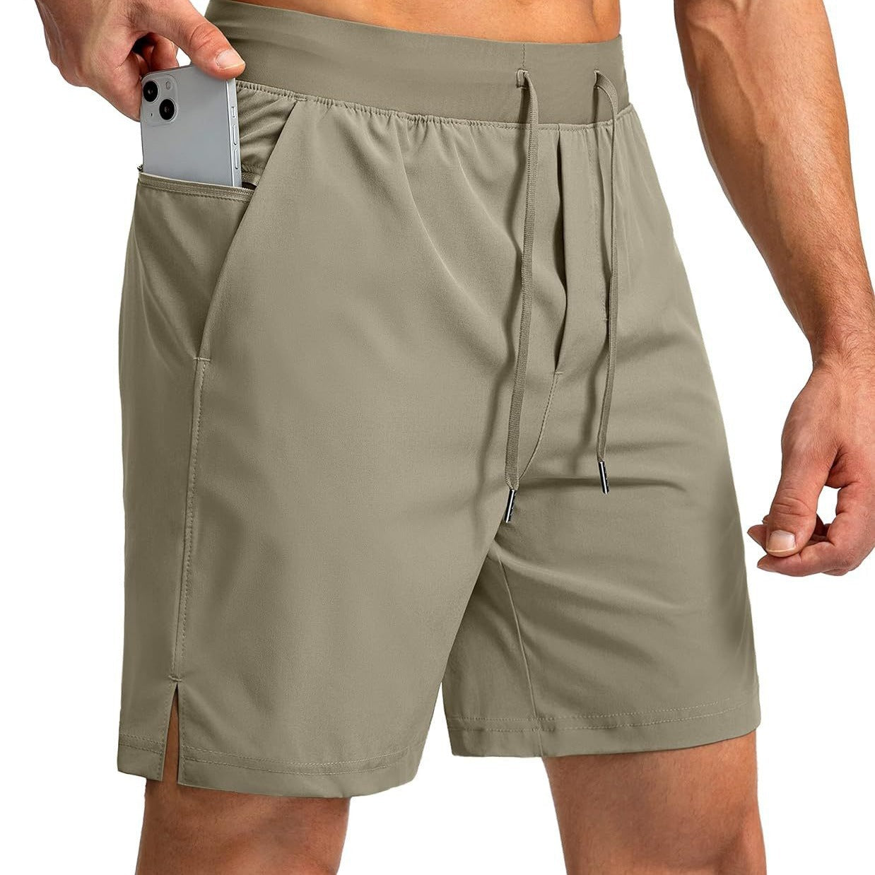 Men's summer quick-drying breathable five-point pants cross-border European and American new loose casual outdoor running training fitness pants
