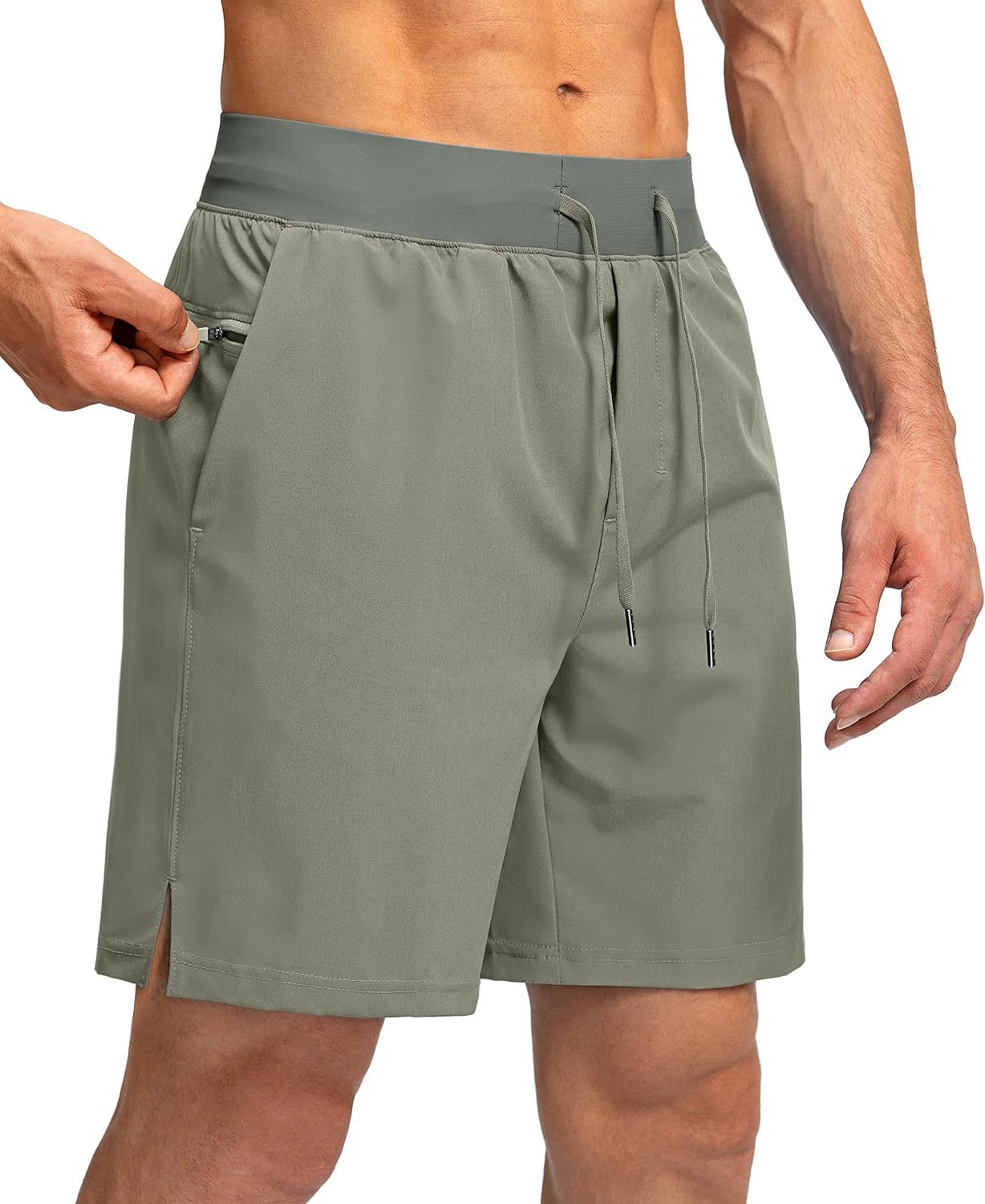 Men's summer quick-drying breathable five-point pants cross-border European and American new loose casual outdoor running training fitness pants