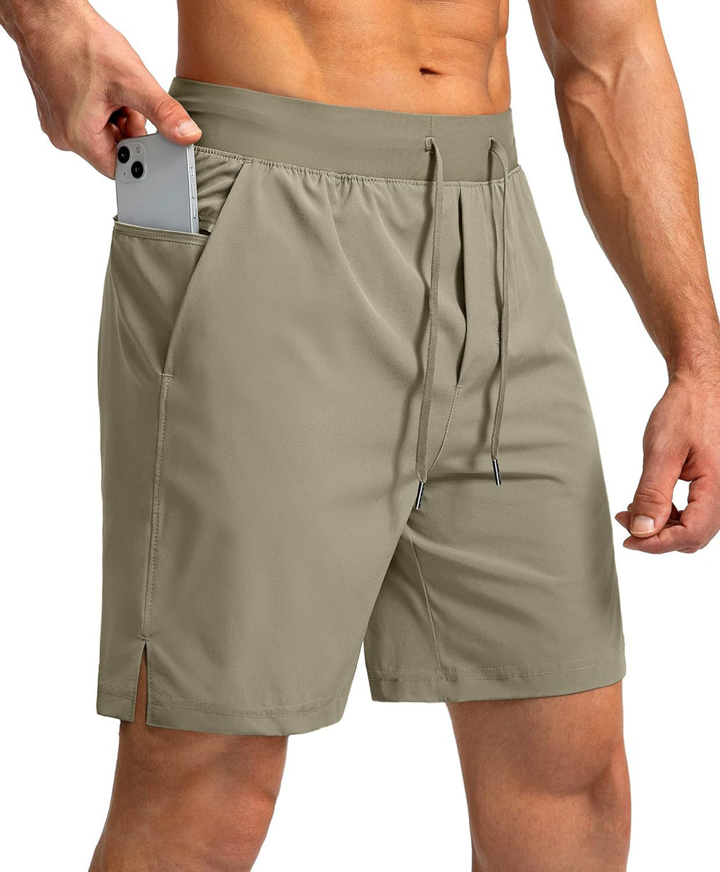 Men's summer quick-drying breathable five-point pants cross-border European and American new loose casual outdoor running training fitness pants