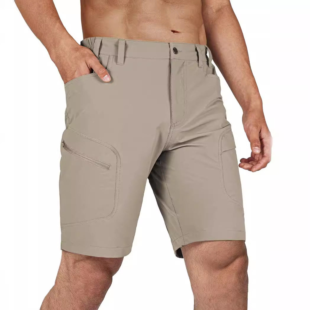 Men's multi-pocket shorts cross-border Amazon 2024 hot-selling new light and breathable casual tooling pocket pants
