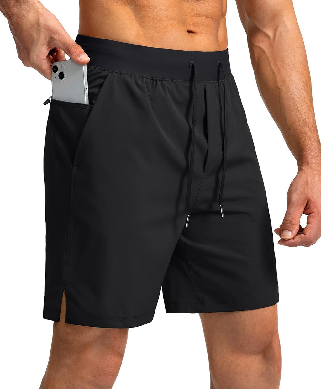 Men's summer quick-drying breathable five-point pants cross-border European and American new loose casual outdoor running training fitness pants