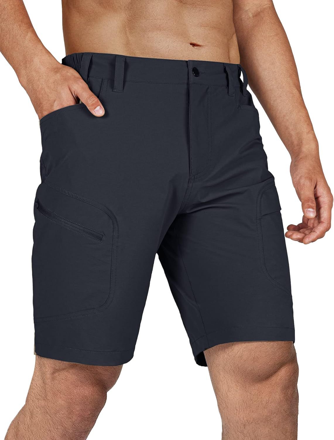 Men's multi-pocket shorts cross-border Amazon 2024 hot-selling new light and breathable casual tooling pocket pants