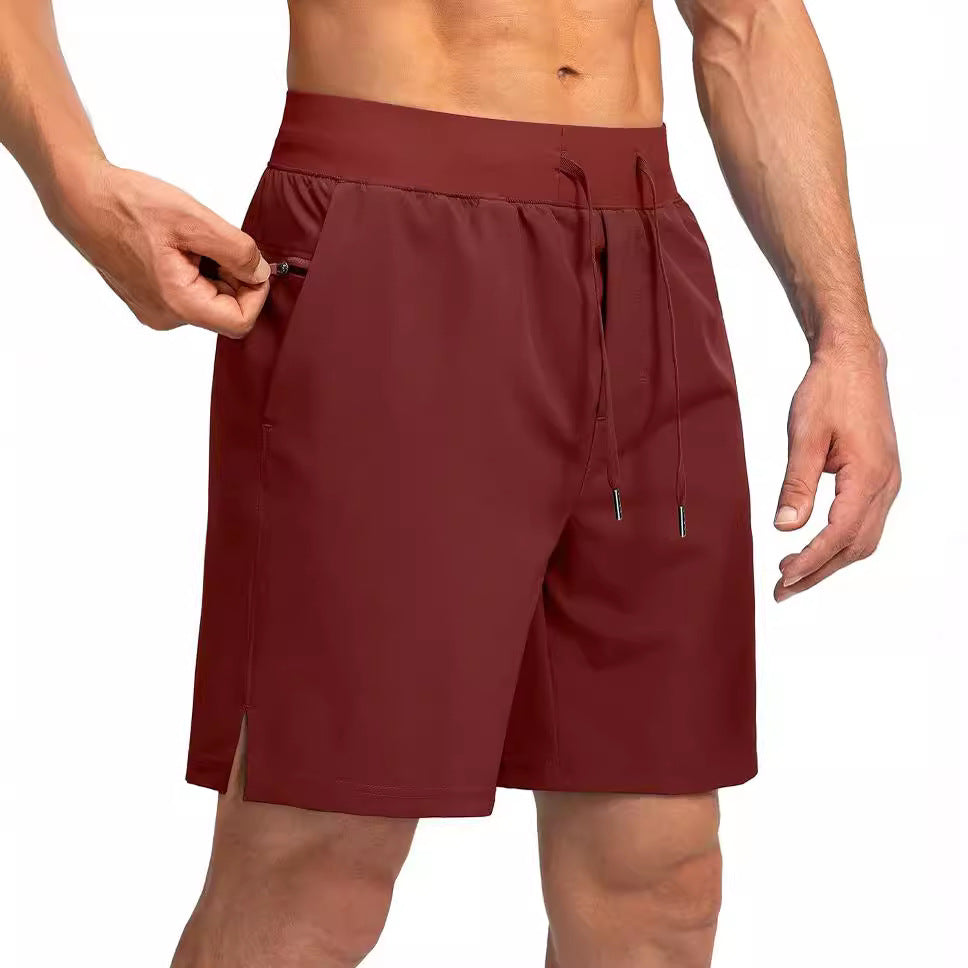 Men's summer quick-drying breathable five-point pants cross-border European and American new loose casual outdoor running training fitness pants