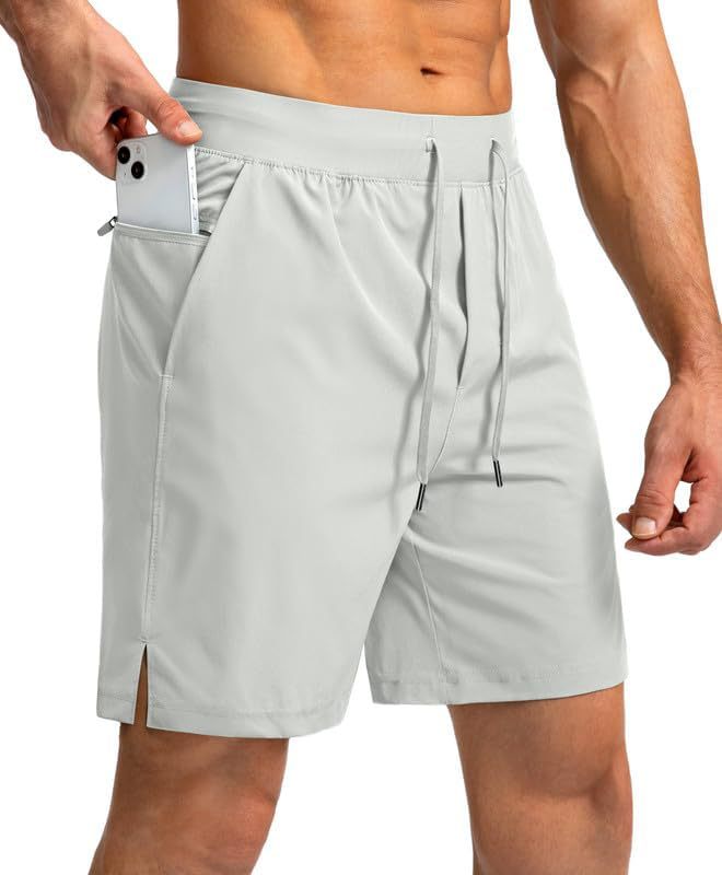 Men's summer quick-drying breathable five-point pants cross-border European and American new loose casual outdoor running training fitness pants